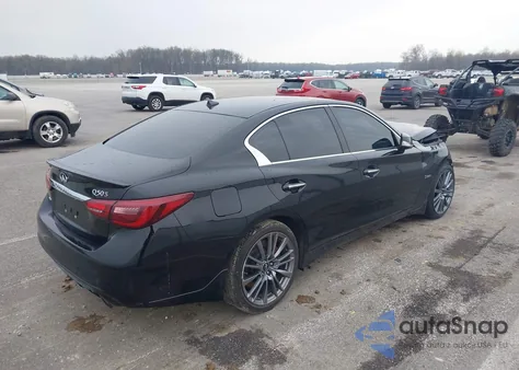 2018 Infiniti Q50 3.0T Red Sport 400 из США, поврежденный, VIN JN1FV7ARXJM480160